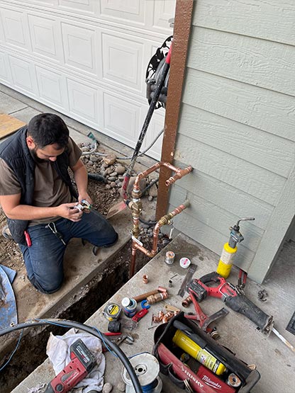 Water service line replacement 
