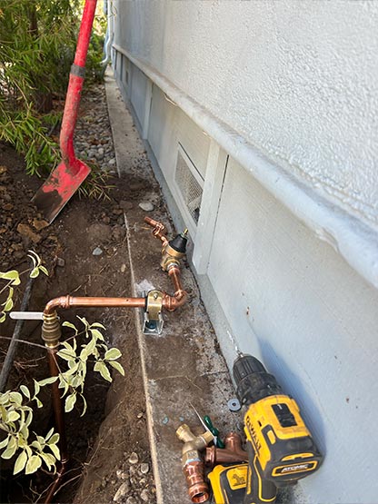 Water service line replacement 