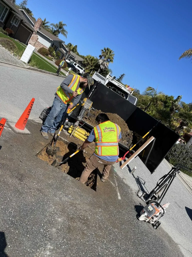 Expert Plumbing Santa Cruz CA plumbing team working on emergency plumbing services for leaks and blockages